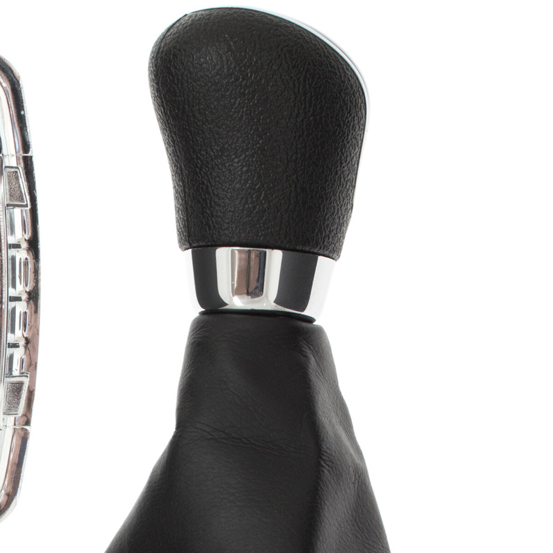 Ford Focus Mk2 04-11 Gear shift knob SILVER + Lever Gaiter with frame CHROM 5 Gear