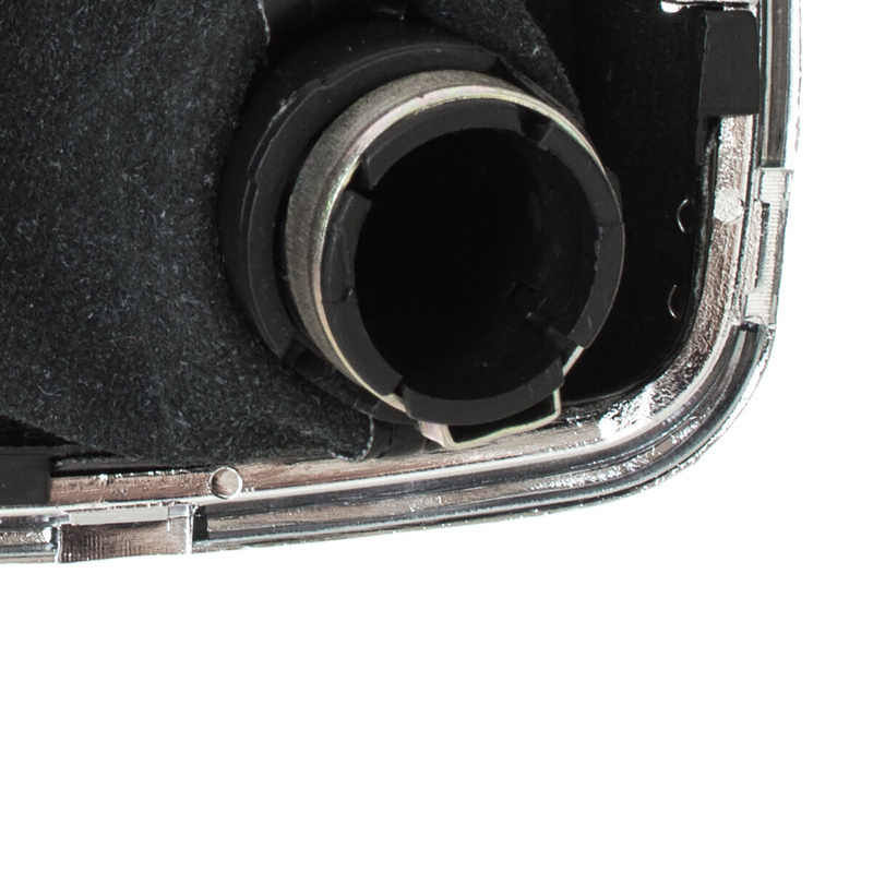 VW Bora 98-05 gałka zmiany biegów CZARNA + mieszek z ramką CHROM 5 BIEGÓW OTWÓR 23MM