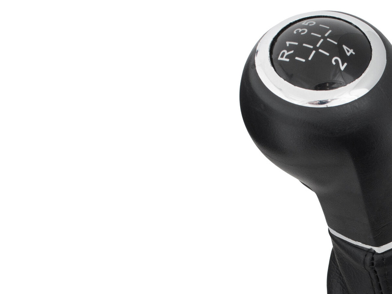 Vauxhall / Opel Corsa D 2006- Gear shift knob BLACK + Lever Gaiter 5 Gear