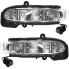 Mercedes W211 E-Klasa 03-06 kierunkowskaz LED w lusterko z podświetleniem podłogi lewy + prawy 2 szt. KPL