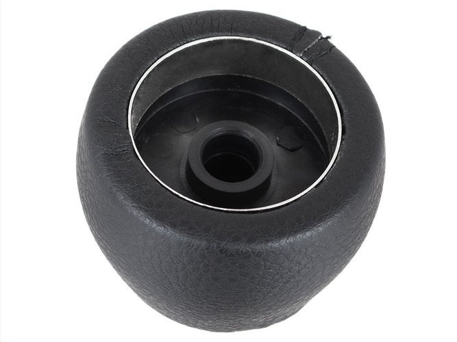 Alfa Romeo 147 00-10 Gear shift knob black + SILVER 6 speed