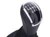 Skoda Fabia I 99-08 Gear shift knob BLACK + Lever Gaiter 6 Gears
