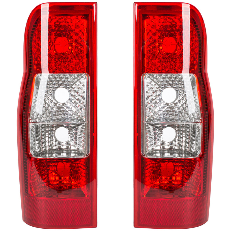 Ford Transit Mk7 06-14 lampa tylna z białym kierunkowskazem lewa + prawa 2 szt. KPL