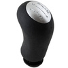 RENAULT MEGANE MK2 II 02-09 Gear / gearbox knob BLACK + MAT CHROME CAP 5+R 8200079112