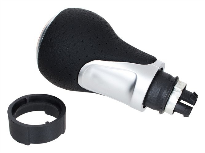 Audi A3 8L 96-03 Gear shift knob S-LINE BLACK + SILVER 5 Gear (R na górze)