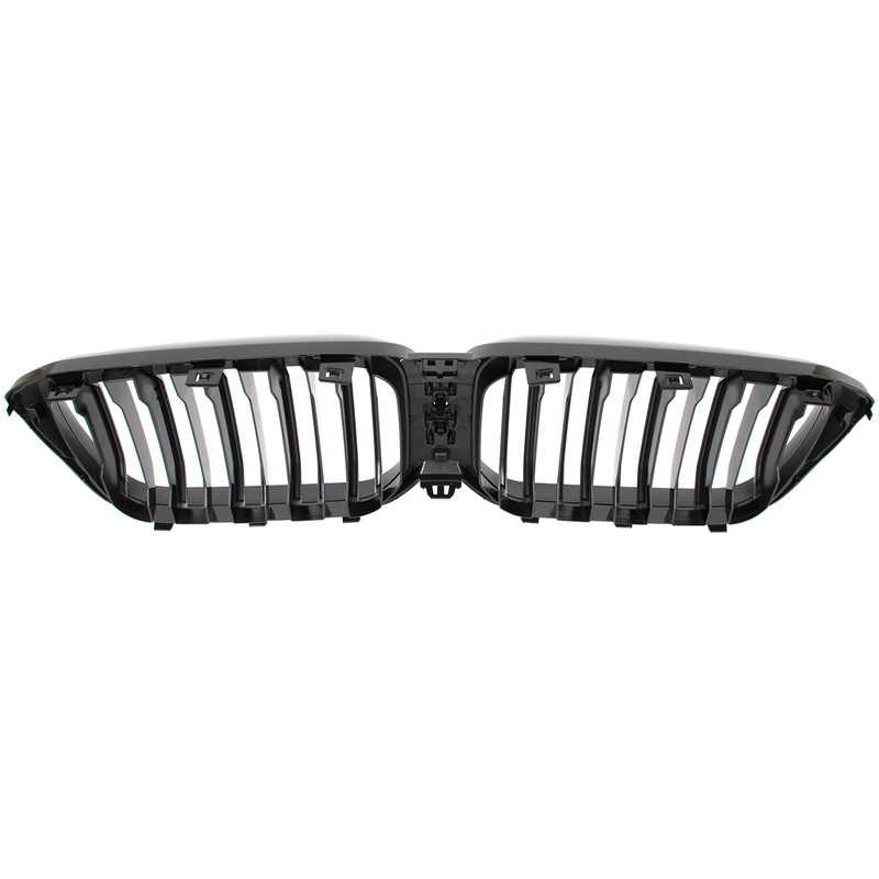 BMW X3 G01 FL 2021- atrapa między reflektory (nerki) BLACK GLOSSY DOUBLE BAR + ZAŚLEPKA