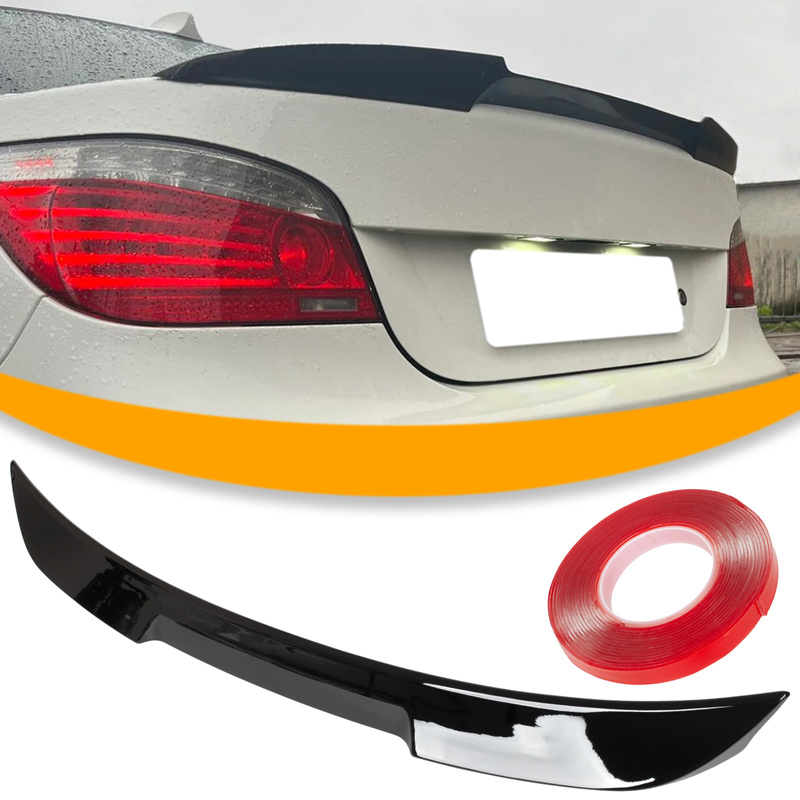 BMW 5 E60 04-11 spoiler tylny dachowy - lotka na klapę bagażnika GLOSSY BLACK M4