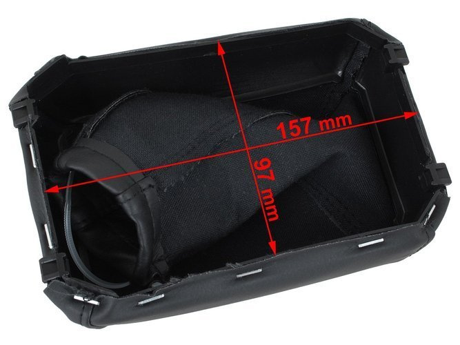 Opel Corsa B 93-00 mieszek ochronny drążka zmiany biegów CZARNY + ramka