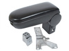 Seat Toledo II armrest set BLACK EKOLEATHER + mounting kit