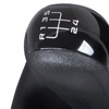 Skoda Octavia II 2004- Gear shift knob + Lever Gaiter with frame BLACK 5 Gear