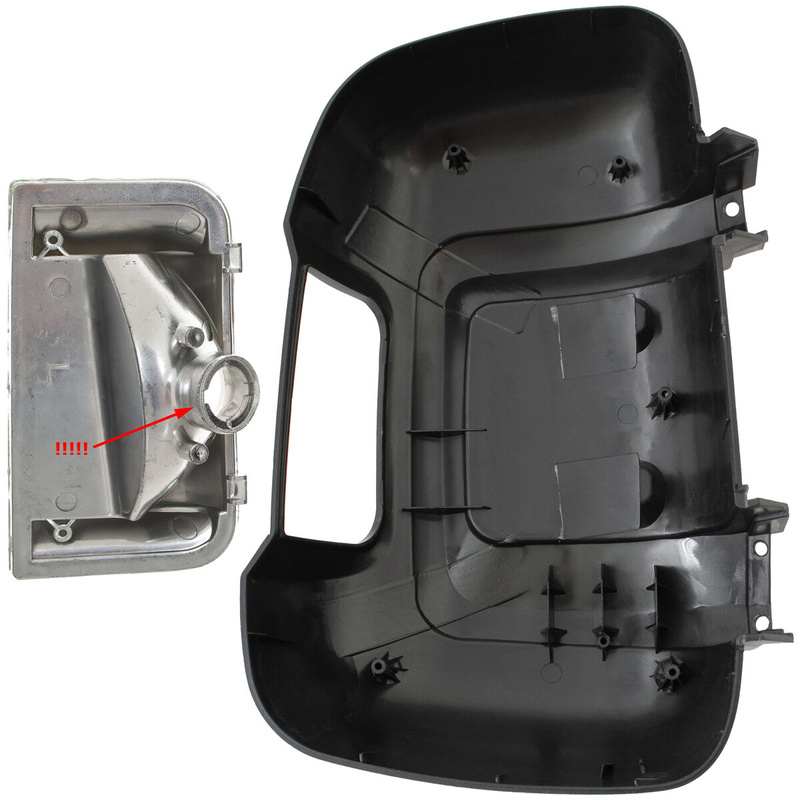 Peugeot Boxer 2006- obudowa lusterka zewnętrznego DŁUGIE RAMIĘ + KIERUNKOWSKAZ lewa 2 szt. KPL