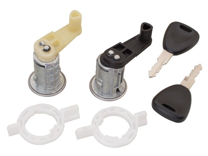 Renault Clio II 98-05 Locks / barrels / lock inserts 2 pcs set