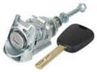 Peugeot 407 2004- door lock / insert with keys front door Left + 2 keys