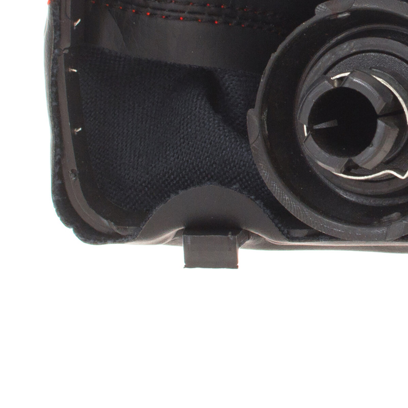 Audi A3 I 8L 96-03 Gear shift knob BLACK + Lever Gaiter BLACK Red thread 6 Gears