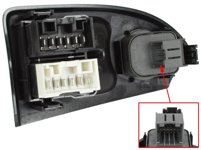 Citroen Jumper 02-06 przełącznik ZESPOLONY sterowania szyb elektrycznych i lusterek