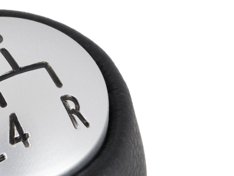 Alfa Romeo 147 00-10 Gear shift knob black + SILVER 5 speed