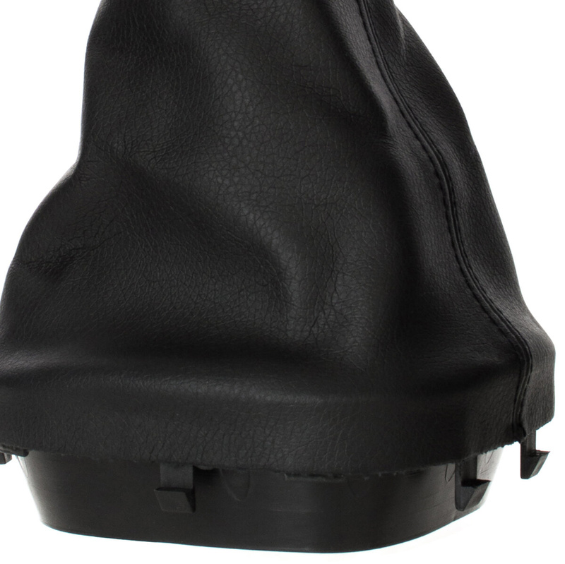 VW CADDY MK3 III 04-10 Gear / gearbox knob BLACK + SILVER RING + BLACK LID 5+R + Lever Gaiter WITH FRAME