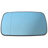 BMW 3 E46 98-05 Mirror glass / mirror insert Heated BLUE Left = Right