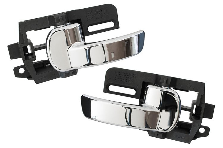 Nissan Qashqai 2007- Interior handle Front door = rear CHROM Left + Right 2pcs set
