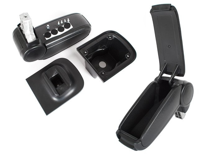 Vauxhall / Opel Astra IV J 09-19 armrest set BLACK FABRIC + mounting kit