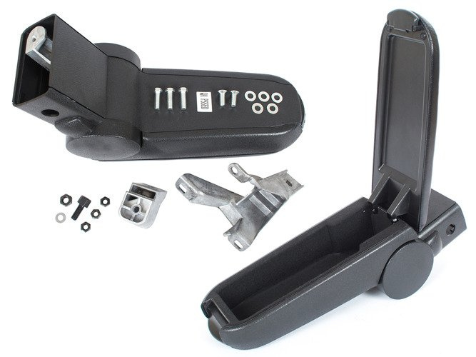 Seat Leon I armrest set BLACK EKOLEATHER + mounting kit