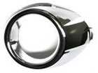 Ford Fiesta VII 08-13 ramka halogenu CHROM TUNING lewa