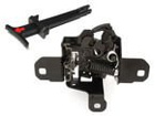 VW Bora 98-05 Bonnet / hood lock + handle 2 pieces. set