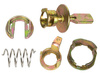 Ford Galaxy 1995- Front door handle Repair kit Left = Right 5 el (Short version) Spindle (Wide collar version)