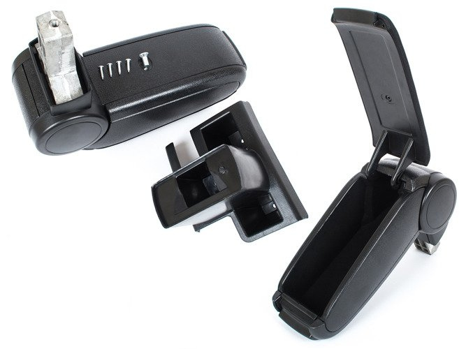 Peugeot 307 01-11 armrest set BLACK FABRIC + mounting kit