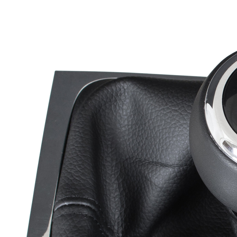 VW Passat CC 08-12 Gear shift knob BLACK + Lever Gaiter BLACK with frame CHROM 6 Gears