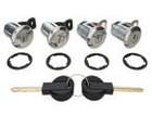 Citroen Xsara 1997- Door lock / insert 4 pcs set