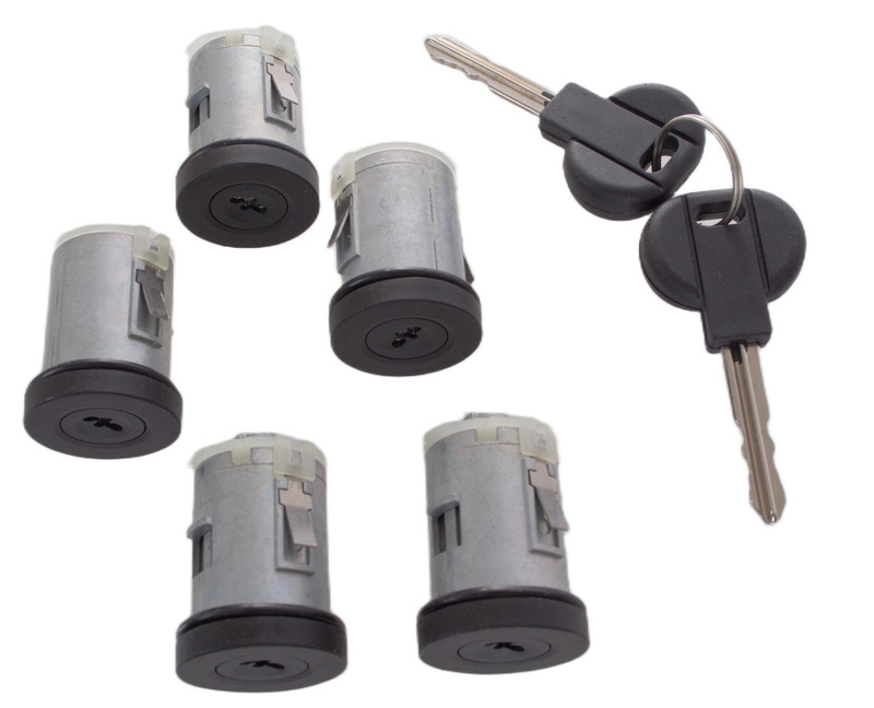 Fiat SCUDO 96-06 wkładki zamków drzwi 5 szt. KPL