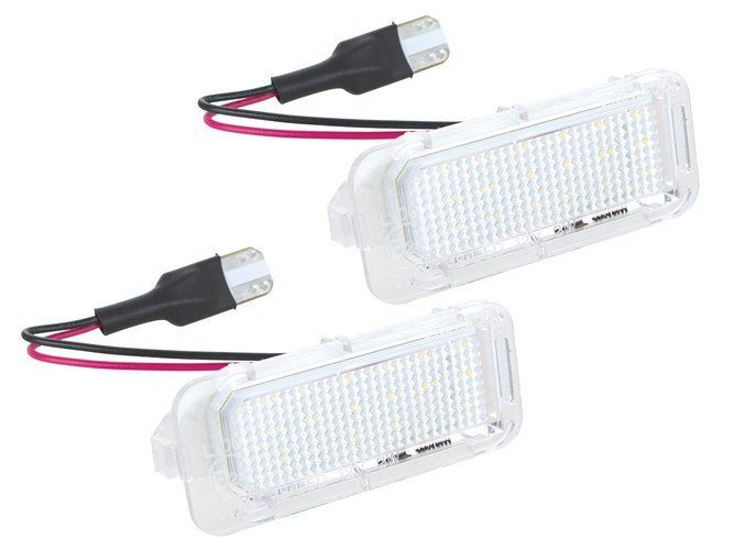 Ford C-MAX II Fiesta Mk7 Focus Mk2 FL Galaxy II Kuga Mondeo Mk4 S-MAX Licence plate light / lamp LED 2 pcs set
