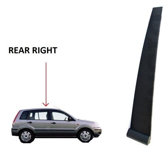 Ford Fusion 2002- nakładka słupka drzwi tylnych prawa