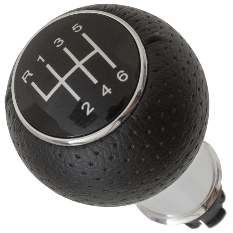 Audi A4 B7 04-07 Gear shift knob BLACK + CHROM 6 Gears