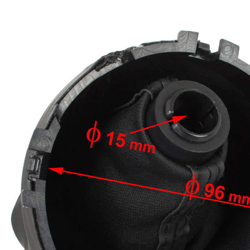 MINI Clubman F54 2014- gałka zmiany biegów CZARNA + mieszek z ramką 5 BIEGÓW