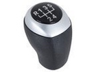 Hyundai i20 07-12 Gear shift knob black + SILVER 5 speed