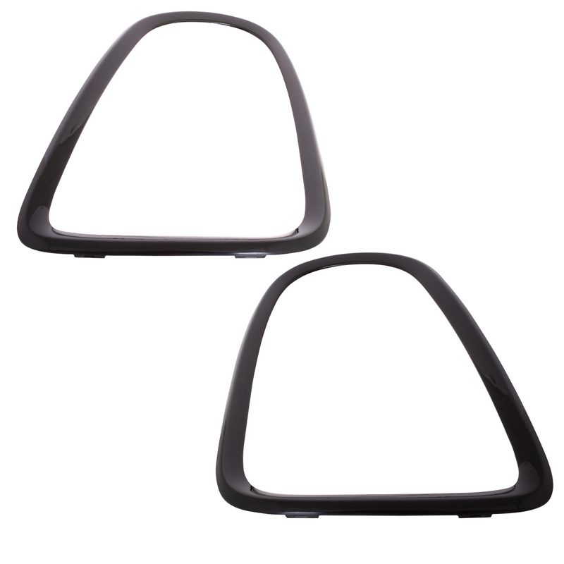 MINI R58 10-15 Osłona ramka lampy tylnej CZARNA Lewa + Prawa 2 szt. KPL