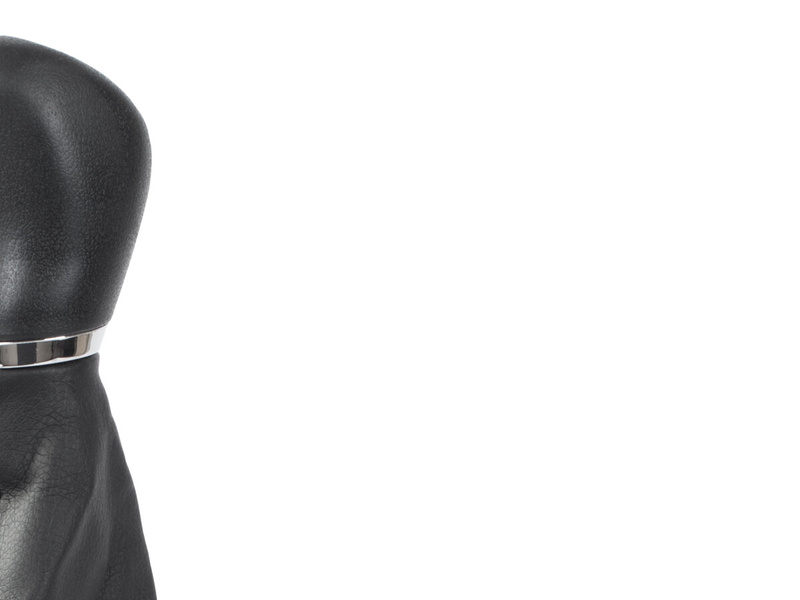 Mercedes W203 C-class 00-07 Gear shift knob BLACK + Lever Gaiter 5 Gear