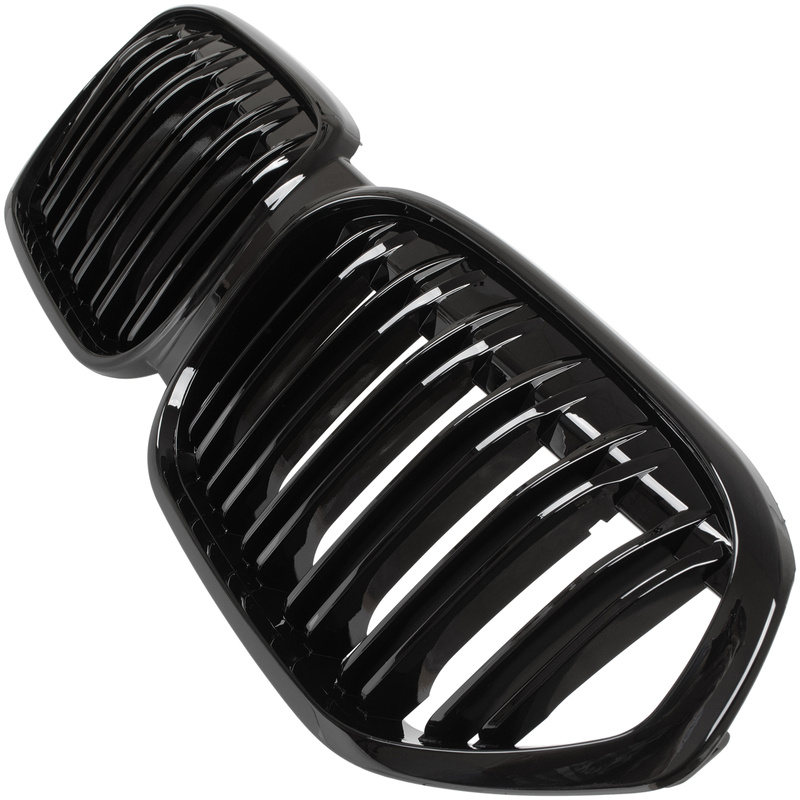 BMW X1 F48 19-22 atrapa między reflektory (nerki) BLACK GLOSSY DOUBLE BAR