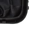 VW CADDY MK3 III 04-10 Gear / gearbox knob BLACK + SILVER RING + BLACK LID 5+R + Lever Gaiter WITH FRAME
