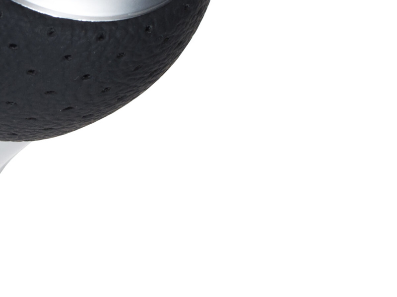 Audi A4 B6 00-04 Gear shift knob S-LINE BLACK + SILVER 5 Gear (R na dole)