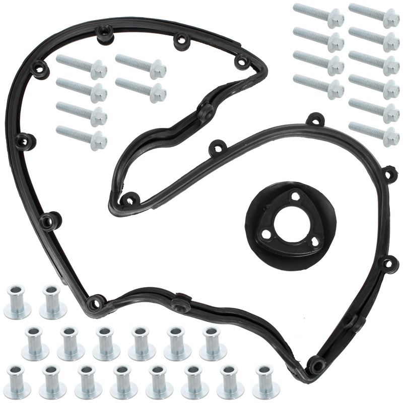 VW Touareg 03-10 2.5 TDI 5.0 TDI zestaw uszczelek pokrywy zaworów i wlewu oleju + zestaw śrub z nakrętkami