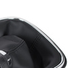 VW GOLF MK6 VI 08-12 Gear / gearbox knob BLACK + SILVER RING + BLACK LID 6+R + Lever Gaiter WITH CHROME FRAME