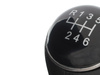 VW Passat B6 06-11 Gear shift knob BLACK + Lever Gaiter with frame CHROM 6 Gears