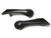 Renault Megane II 02-05 door handle / grip front Left + Right set Black
