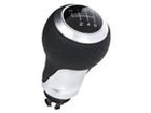 Audi A4 B8 2008- Gear shift knob BLACK + SILVER 6 Gears
