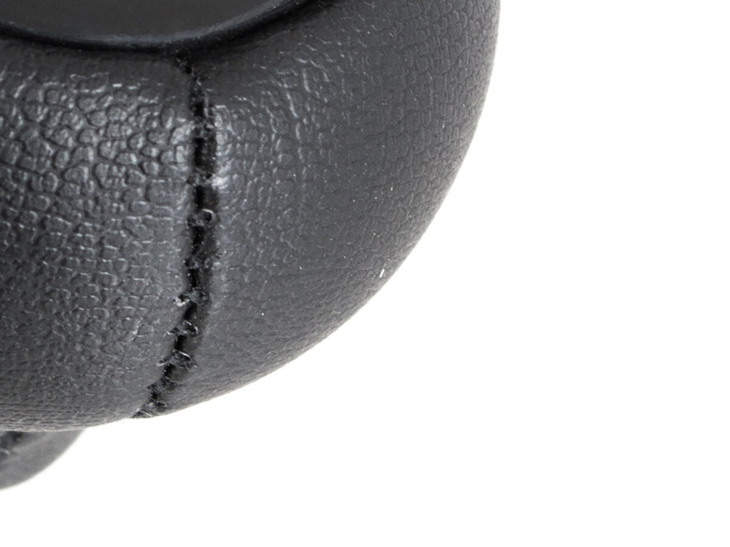 Saab 900 KROKODYL 78-93 Gear shift knob BLACK EKOLEATHER 5 Gear