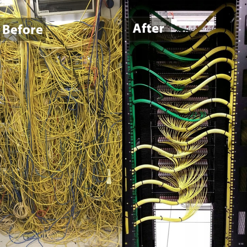 100 SZTUK | TRYTYTKI 3,6mm x 200mm | OPASKI ZACISKOWE DO KABLI ZIPPERKI