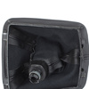 Skoda Octavia II 2004- Gear shift knob + Lever Gaiter with frame BLACK 6 Gears